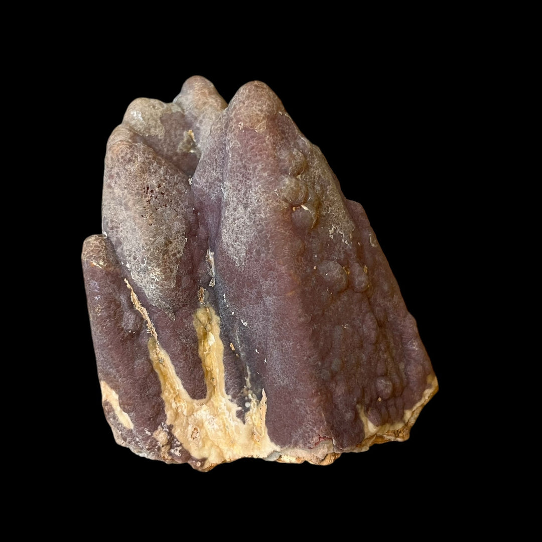 Epimorpher Smithsonit auf Kalzit, Italien, DA93