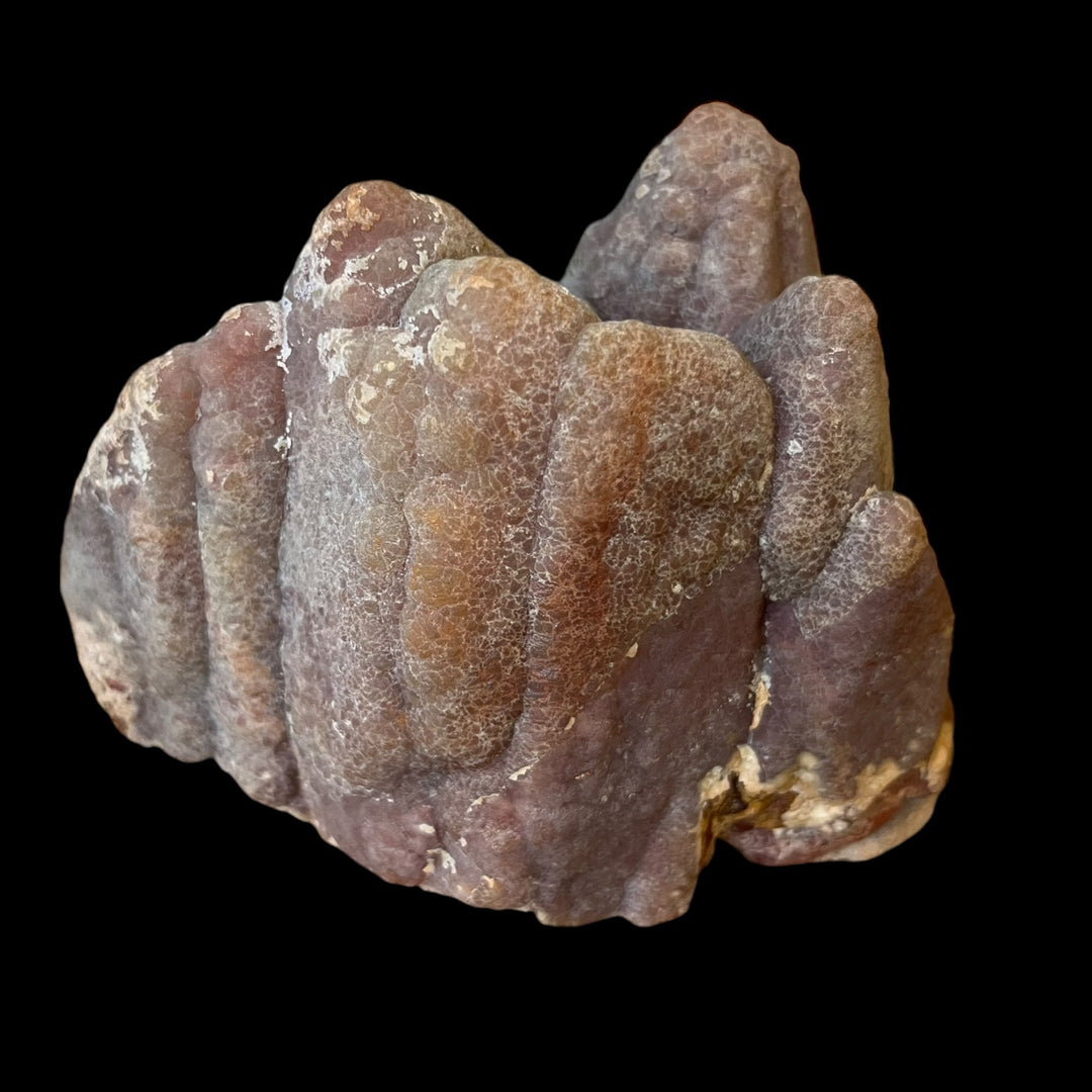 Epimorpher Smithsonit auf Kalzit, Italien, DA93