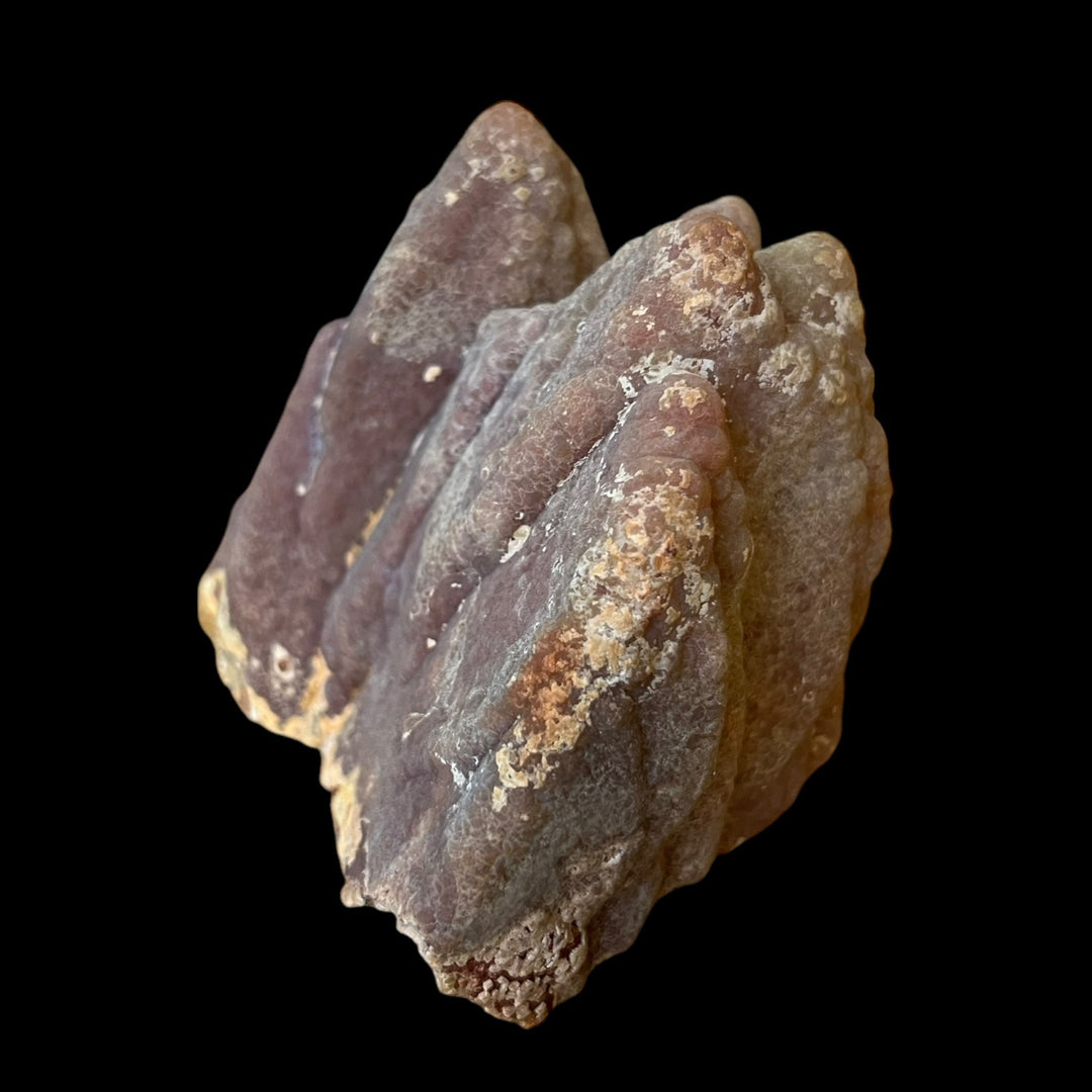 Epimorpher Smithsonit auf Kalzit, Italien, DA93