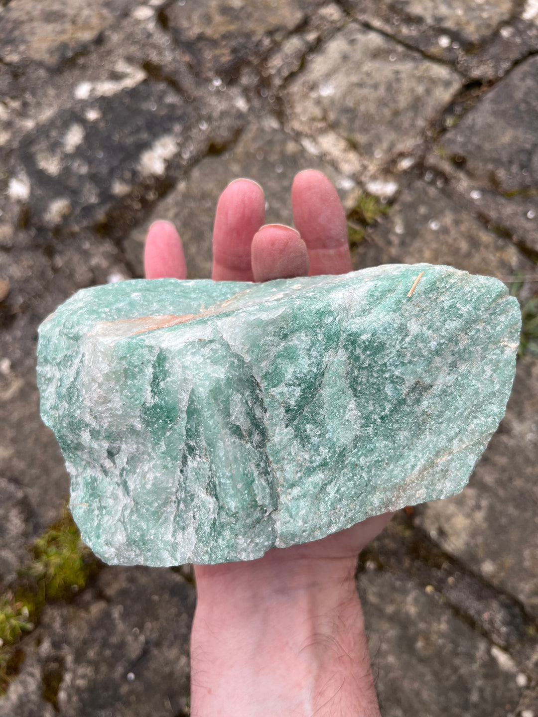 Amazonite brute du Brésil 1,8 kg