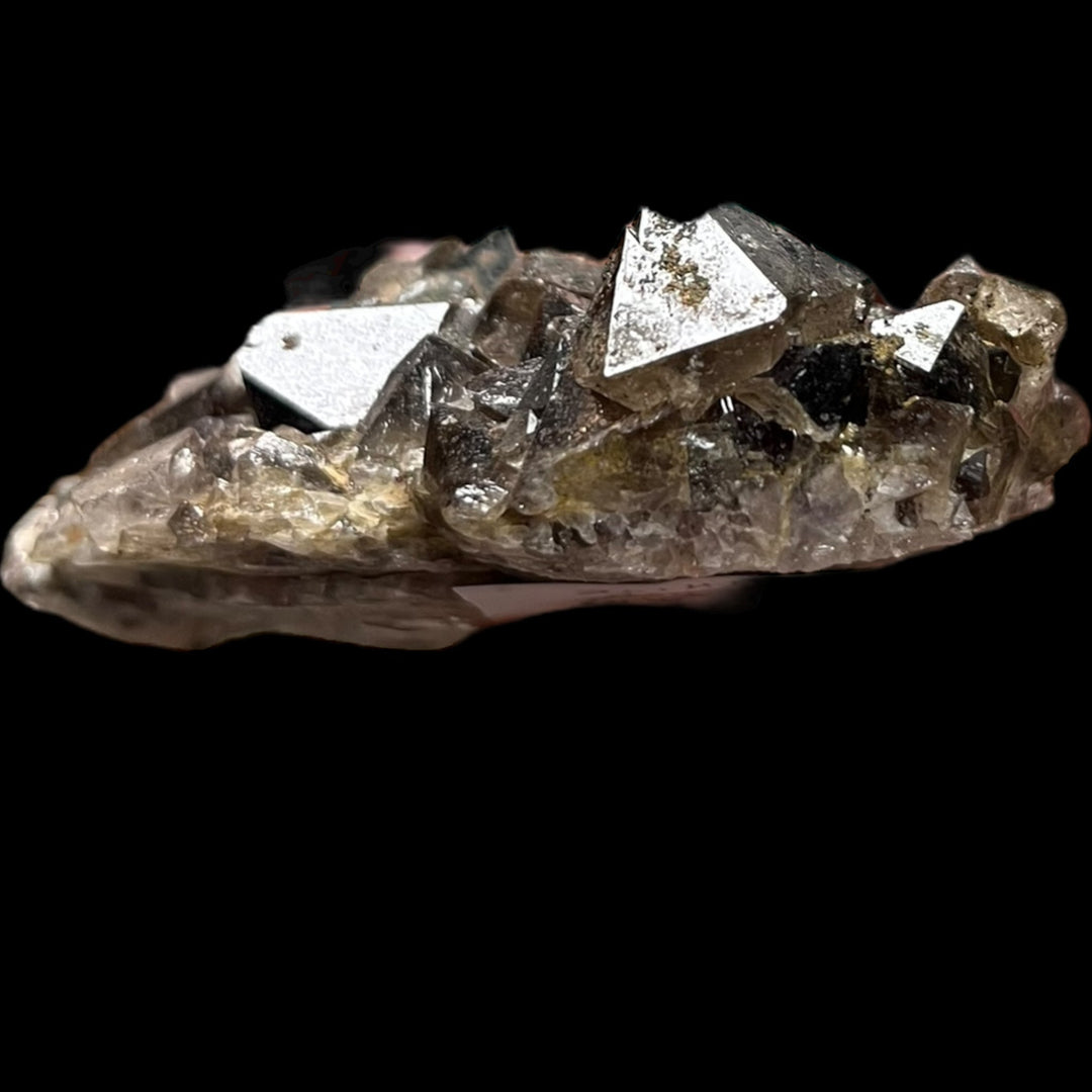 Rauchquarz Hämatit Goethit Hellerberg Saar Deutschland M18W104