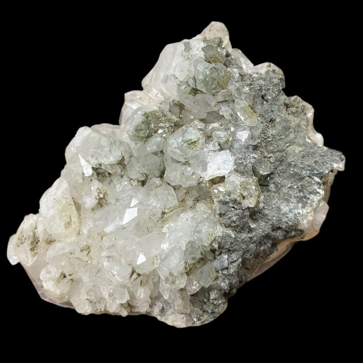 Chloritischer Quarz, Les 2 Alpes, Frankreich DR166