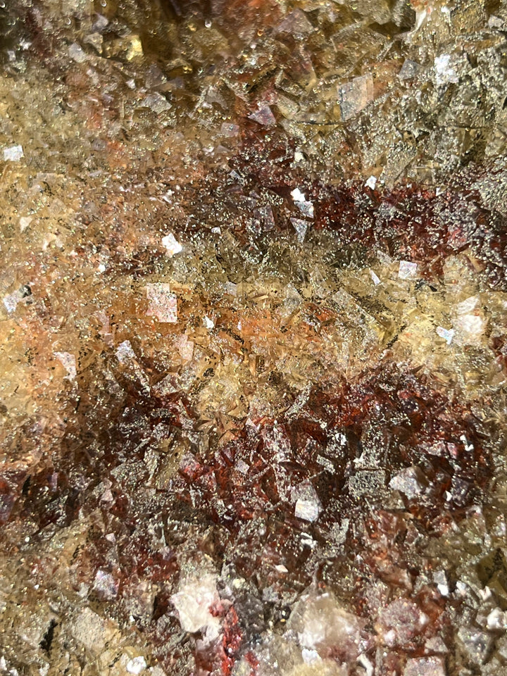 Fluorite jaune calcite, marcassite Moscona Espagne 5 kg