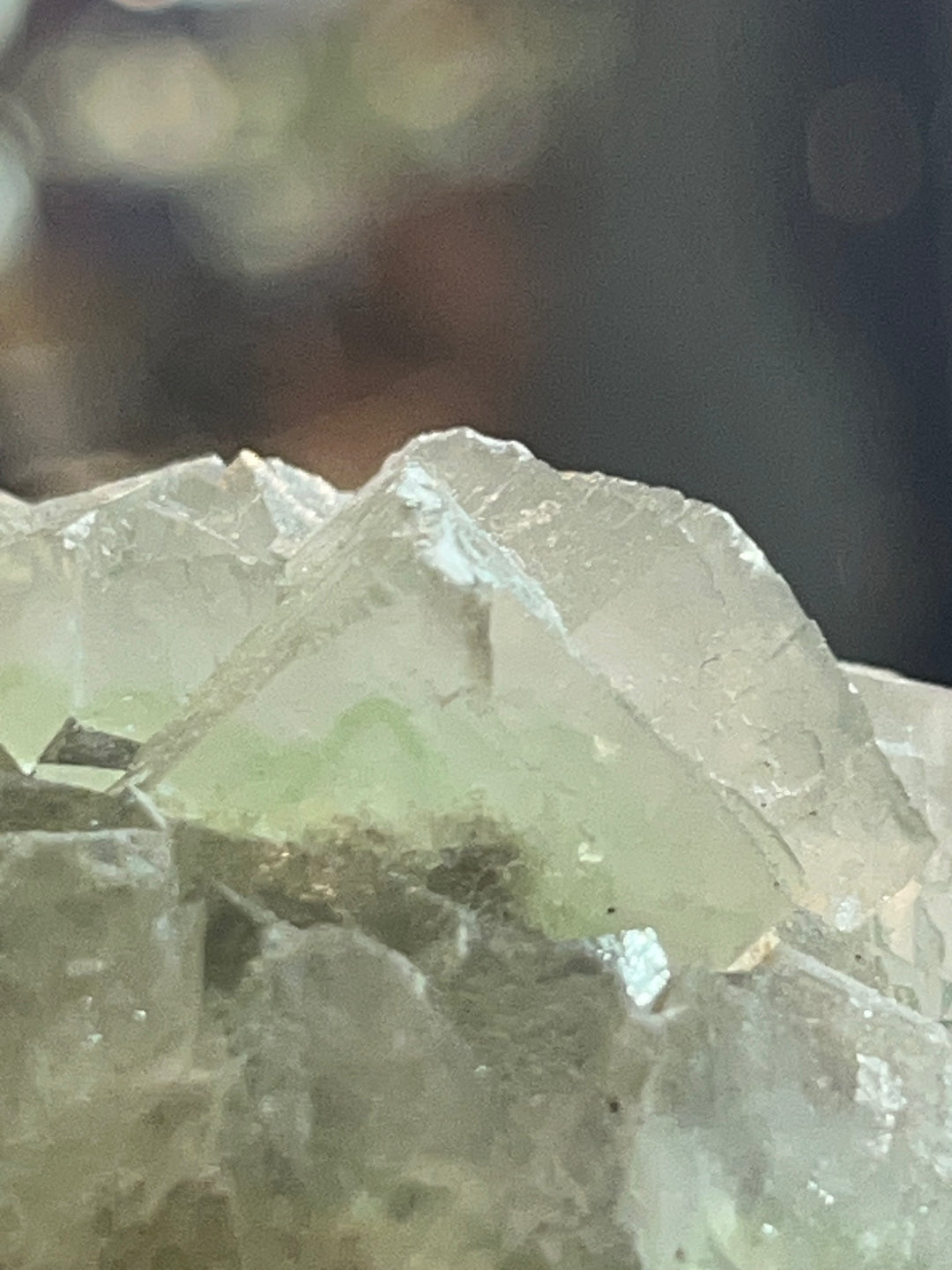 Fluorite verte zonée Hunan Chine DA195