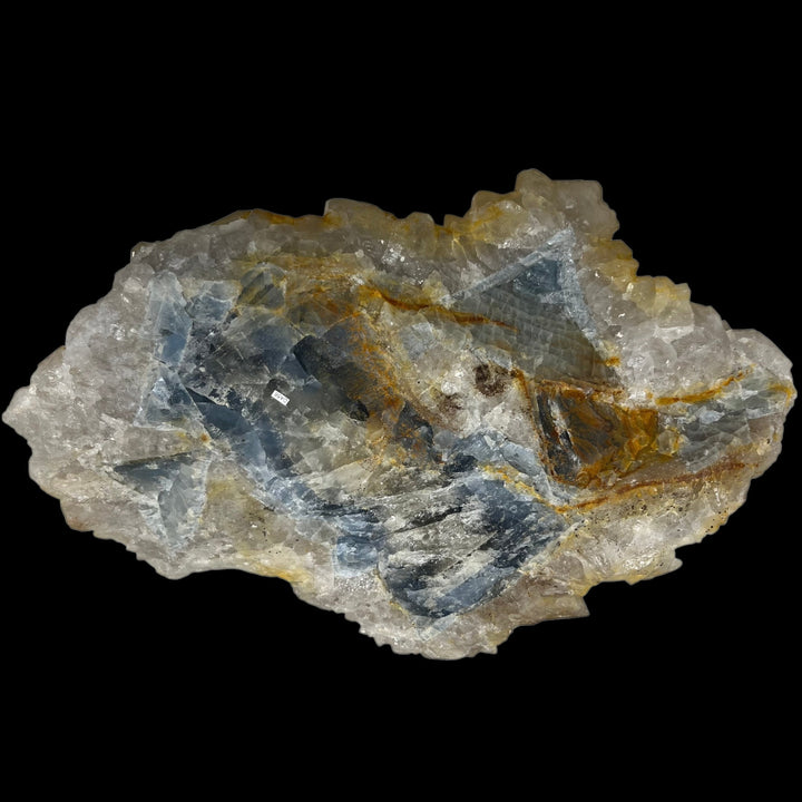 Epimorphic quartz on fluorite, Maxonchamp, Remiremont, Vosges, France, DA56