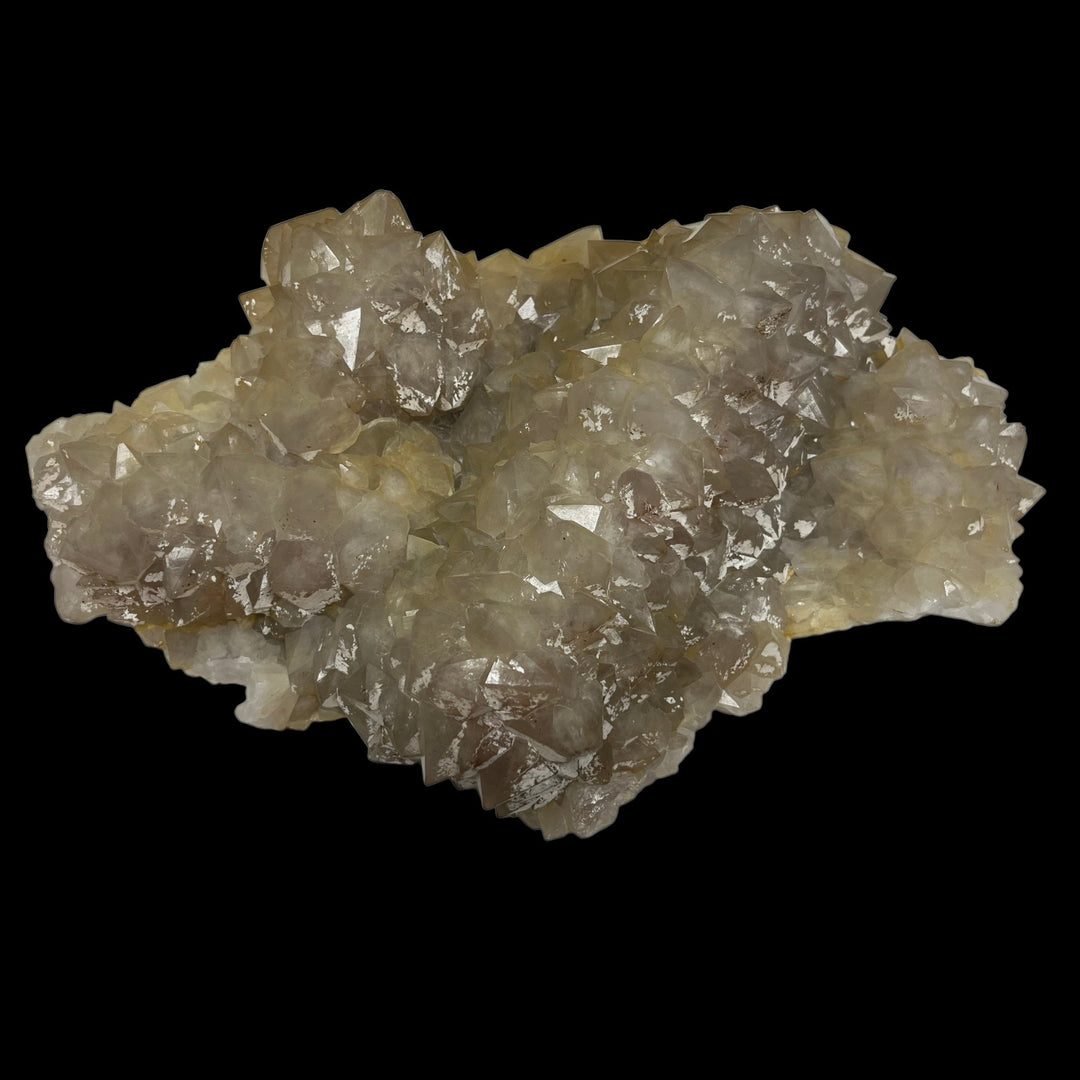 Epimorphic quartz on fluorite, Maxonchamp, Remiremont, Vosges, France, DA56