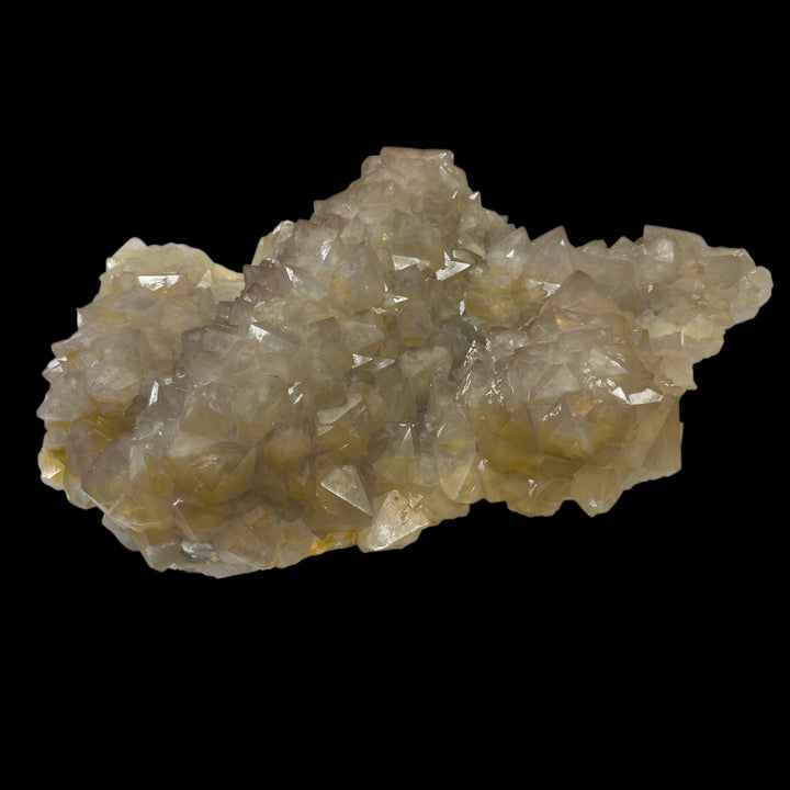 Epimorphic quartz on fluorite, Maxonchamp, Remiremont, Vosges, France, DA56