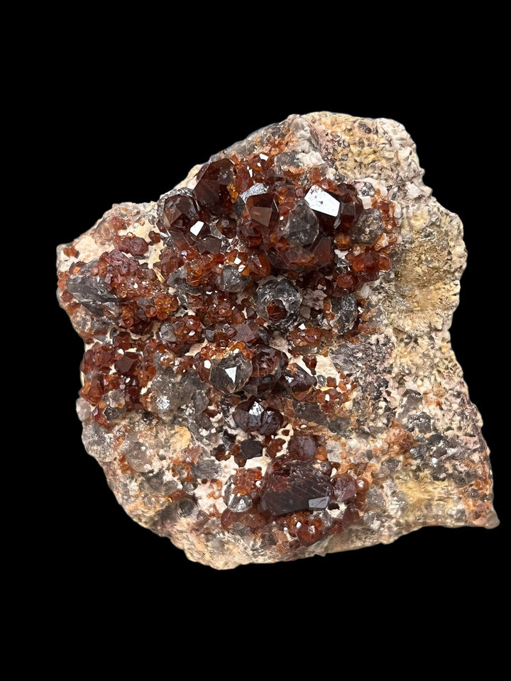 Spessartine quartz fumé Tongbei Chine DR9