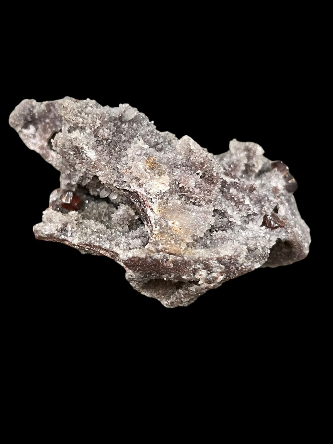 Sphalerite on quartz, Shuikoushan, Hunan, China DA205