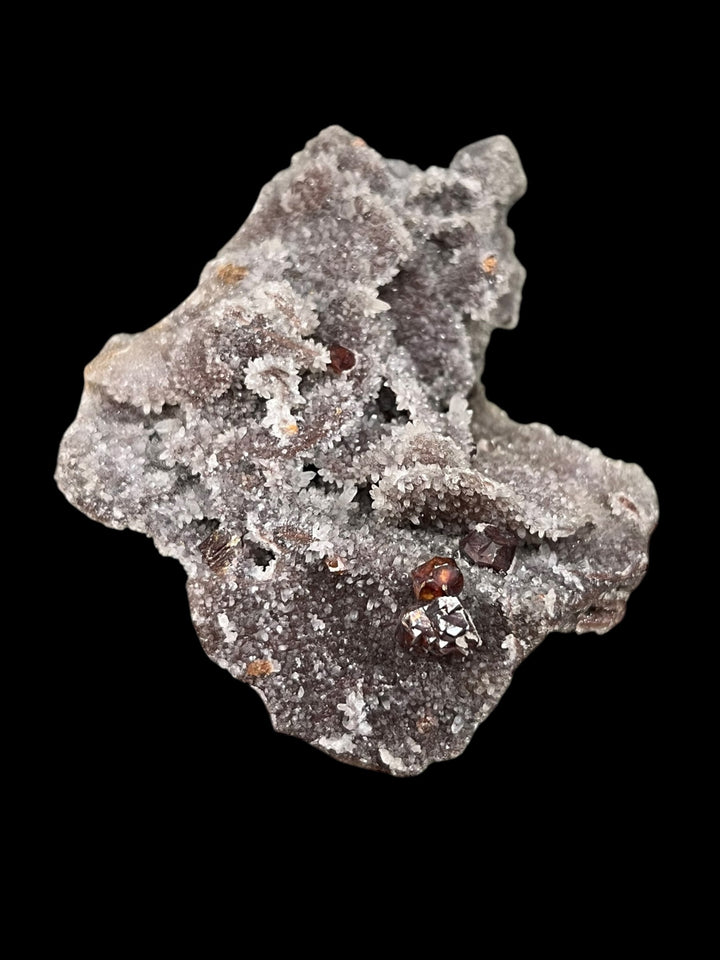 Sphalerite on quartz, Shuikoushan, Hunan, China DA205