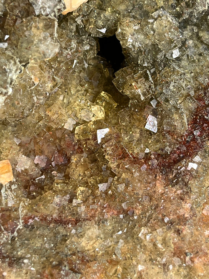 Fluorite jaune calcite, marcassite Moscona Espagne 5 kg
