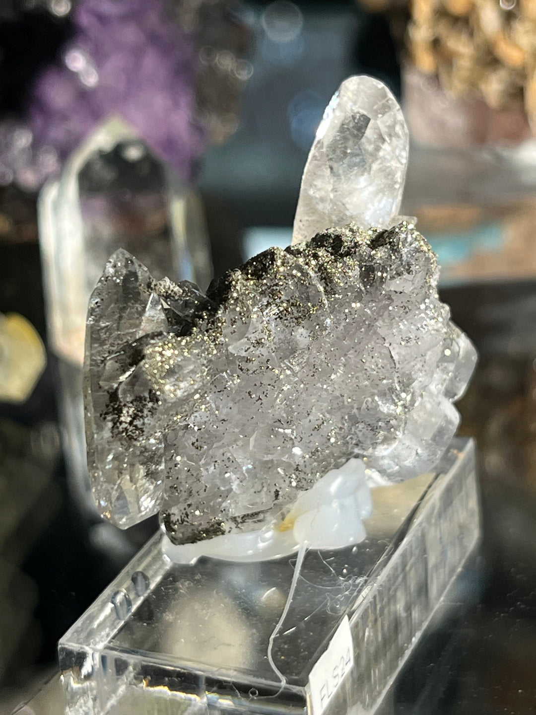 Fluorite pyrite calcite Espagne FLS24