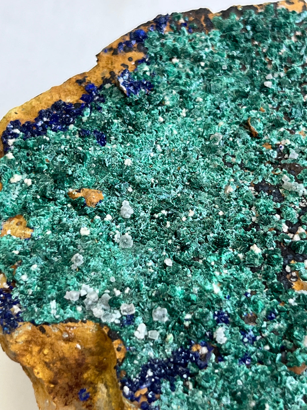 Malachite Azurite fluorite quartz Aouli Maroc DR89