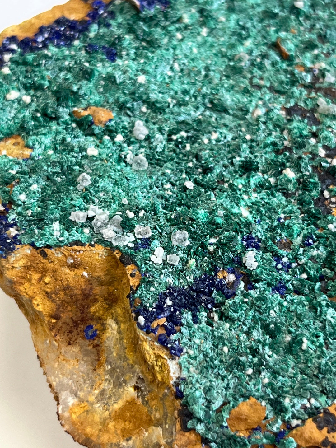 Malachite Azurite fluorite quartz Aouli Maroc DR89