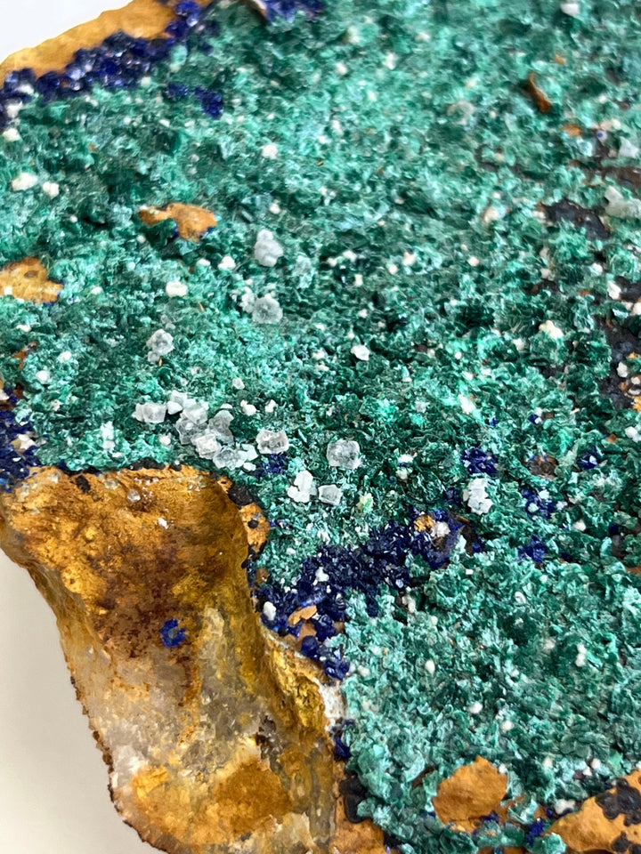 Malachite Azurite fluorite quartz Aouli Maroc DR89
