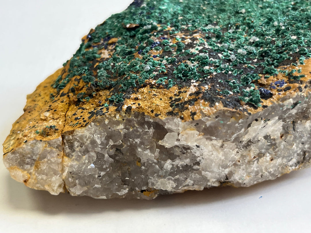 Malachite Azurite fluorite quartz Aouli Maroc DR89