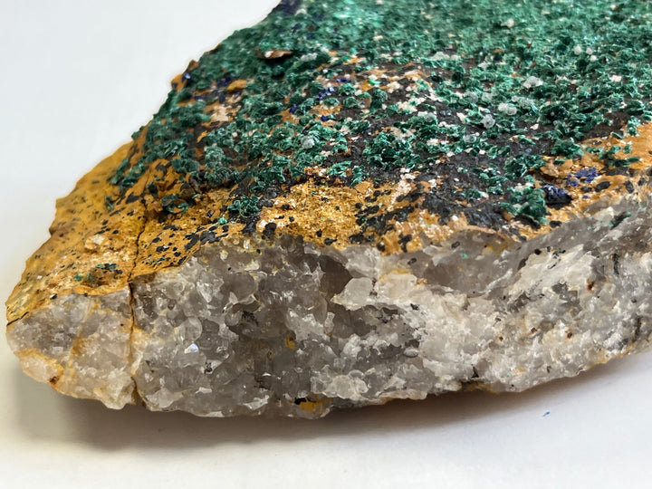 Malachite Azurite fluorite quartz Aouli Maroc DR89