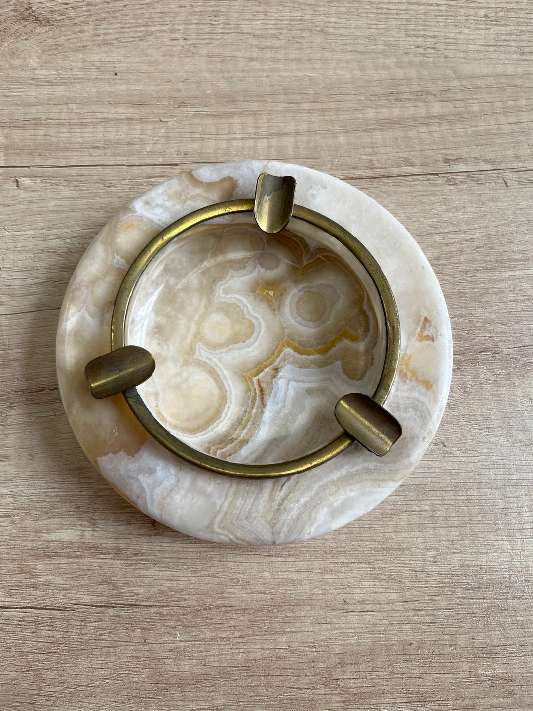 Vintage Onyx-Aschenbecher