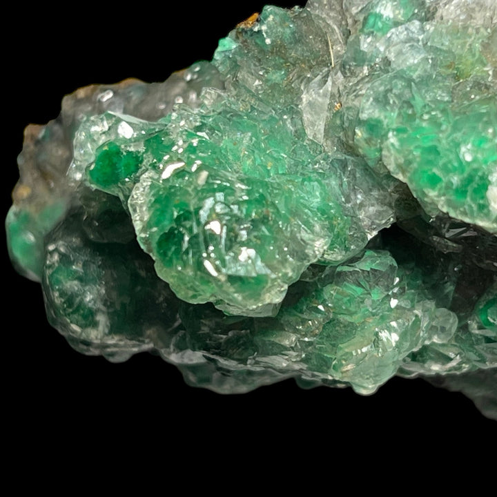 Calcite sur malachite Bisbee Arizona USA DR139