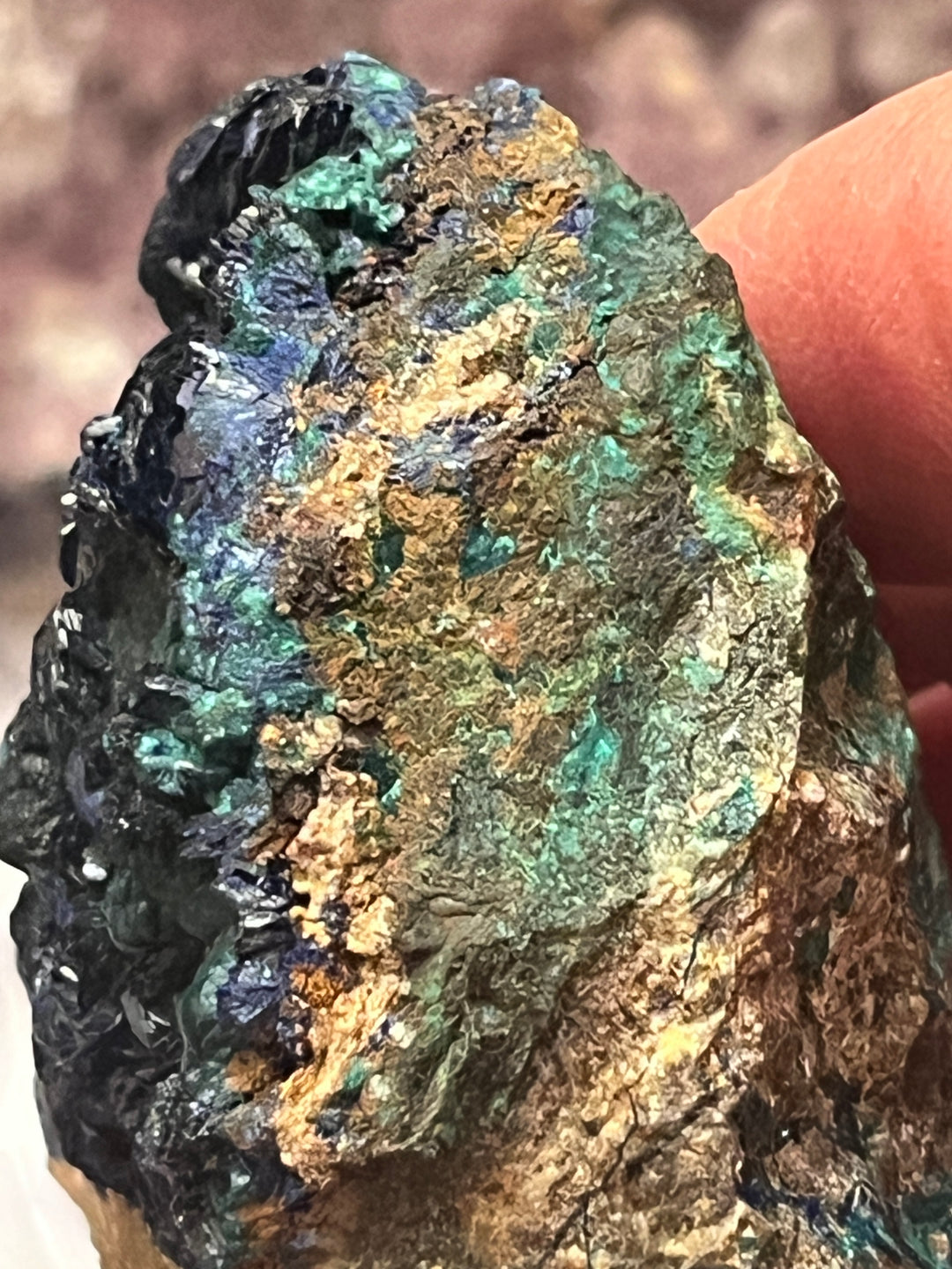 Azurite et malachite, Chessy France DR269