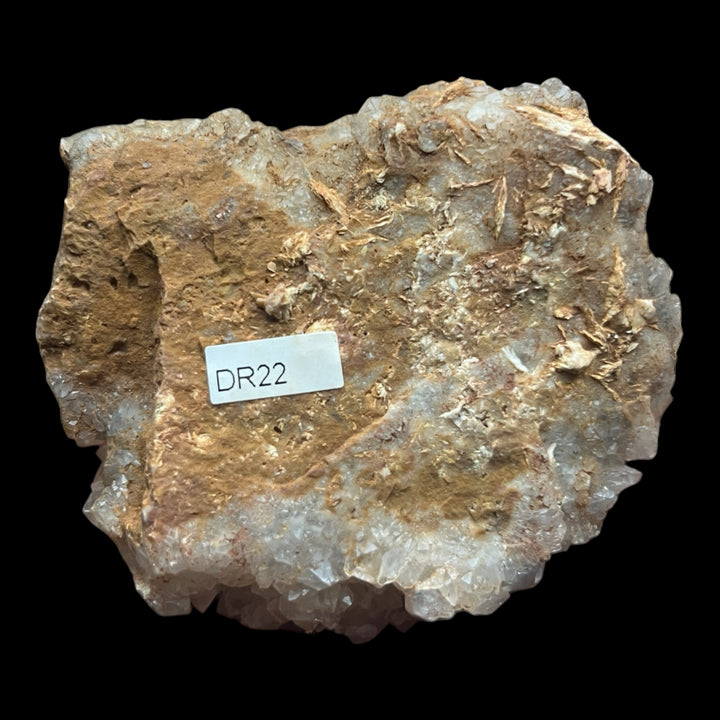 Creted barite quartz France DR22