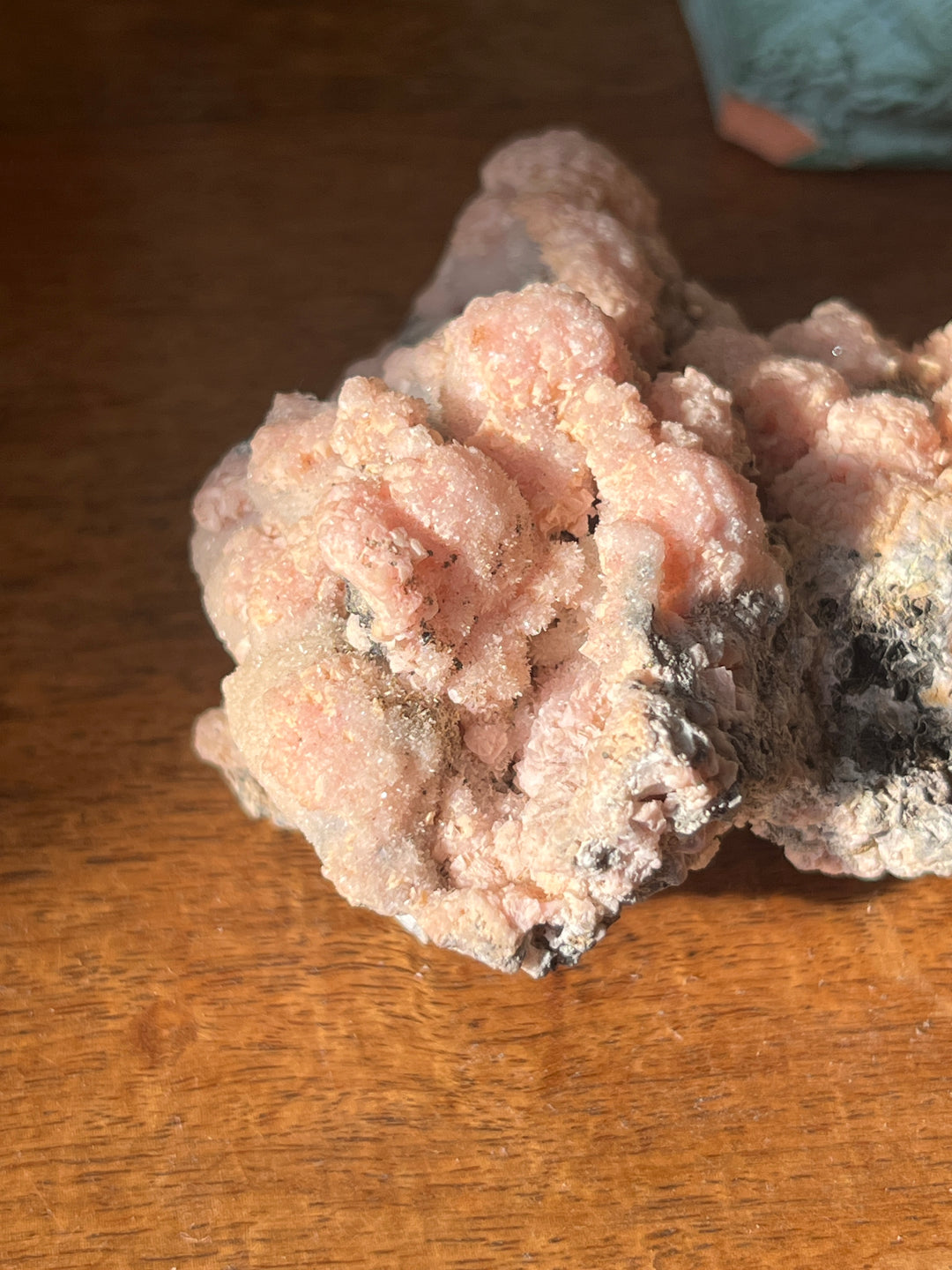 Rhodochrosite quartz Cavnic Roumanie DW89