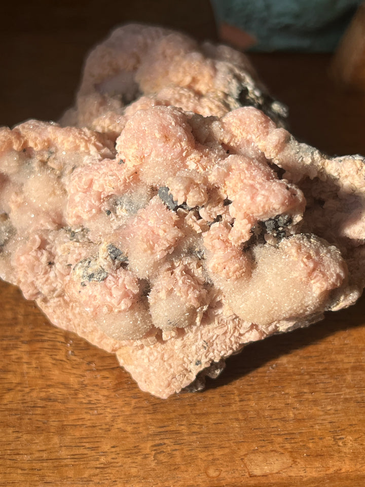 Rhodochrosite quartz Cavnic Roumanie DW89