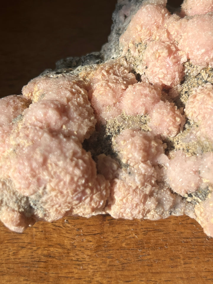 Rhodochrosite quartz Cavnic Roumanie DW89