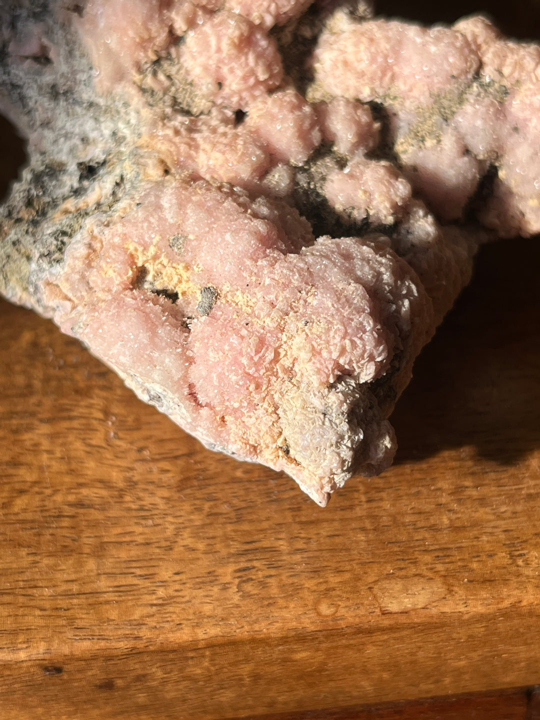 Rhodochrosite quartz Cavnic Roumanie DW89