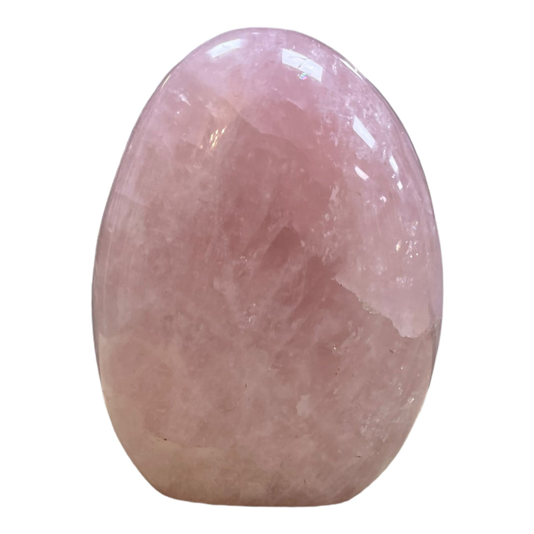 Polierter Rosenquarz aus Madagaskar, 613 g, QTZR12