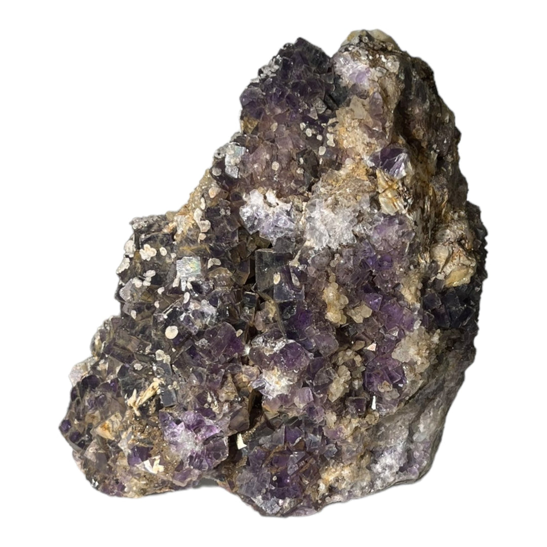 Violet fluorite barite, quartz Spain DR154