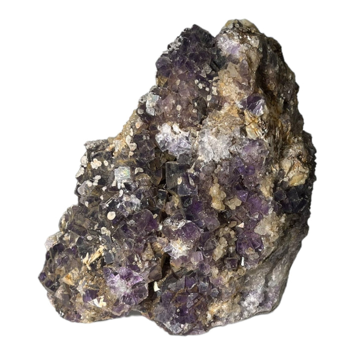 Violet fluorite barite, quartz Spain DR154