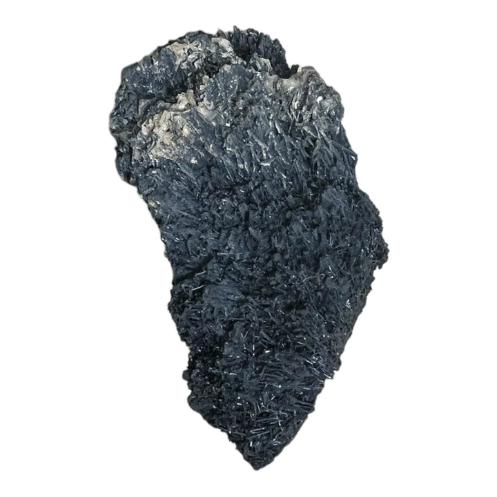 Stibnite avec rosettes de baryte Herja mine, Maramures, Roumanie 1,3kg