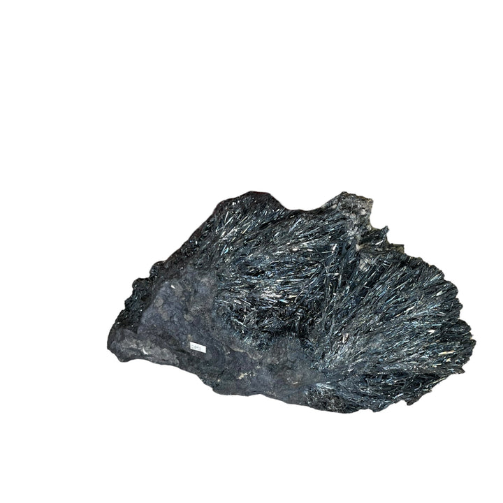 Stibnite avec rosettes de baryte Herja mine, Maramures, Roumanie 1,3kg
