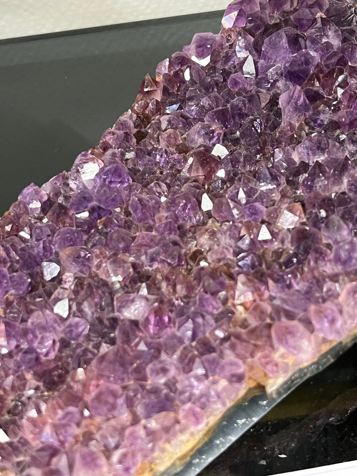 Amethyst-Goethit-Druse, Brasilien, 1 kg DR199