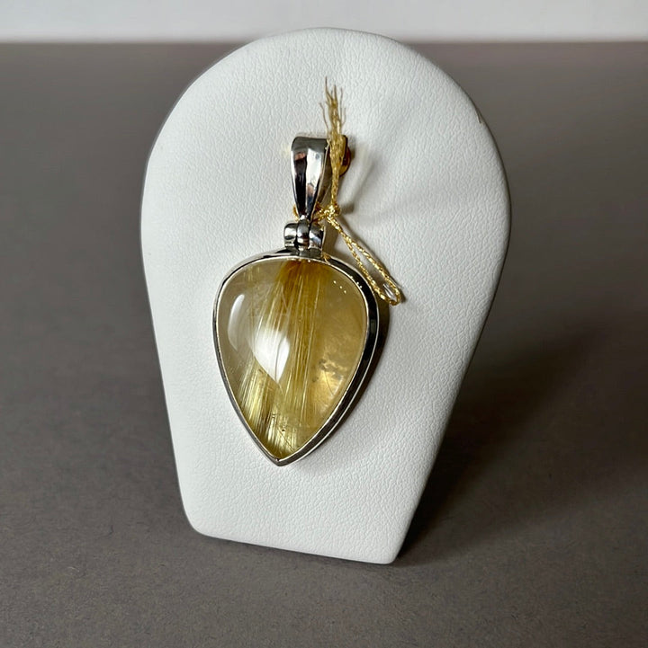 Pendentif en quartz rutile