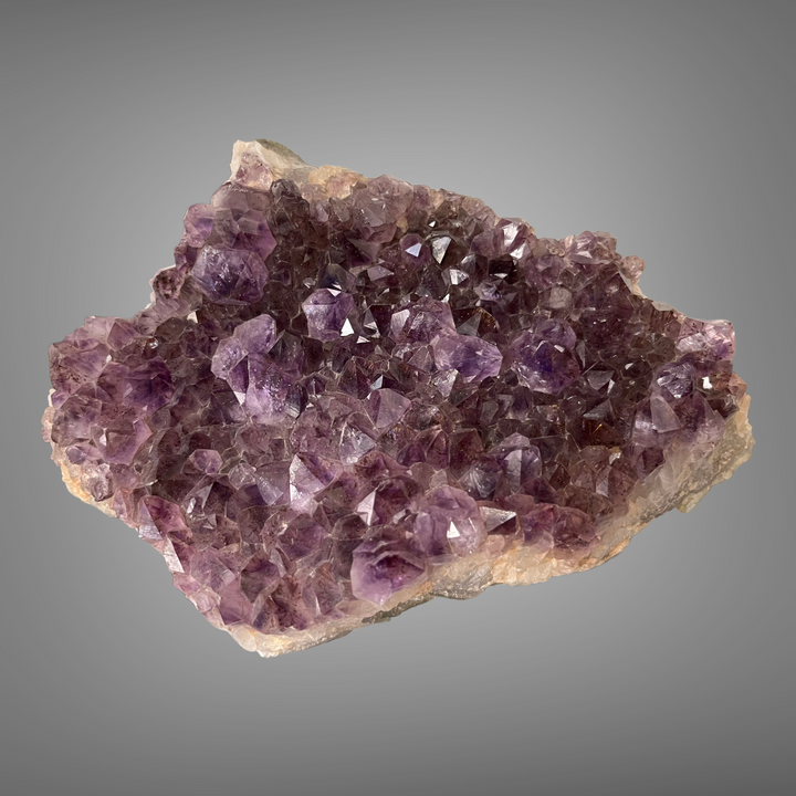 Rutil-Amethyst-Druse, 1,3 kg, Rio Grande do Sul, Brasilien
