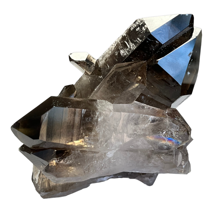 Quartz fumé bidéterminé Brésil QTZ31