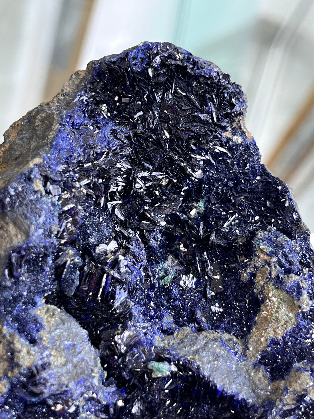 Azurite malachite chalcopyrite Morocco DR270