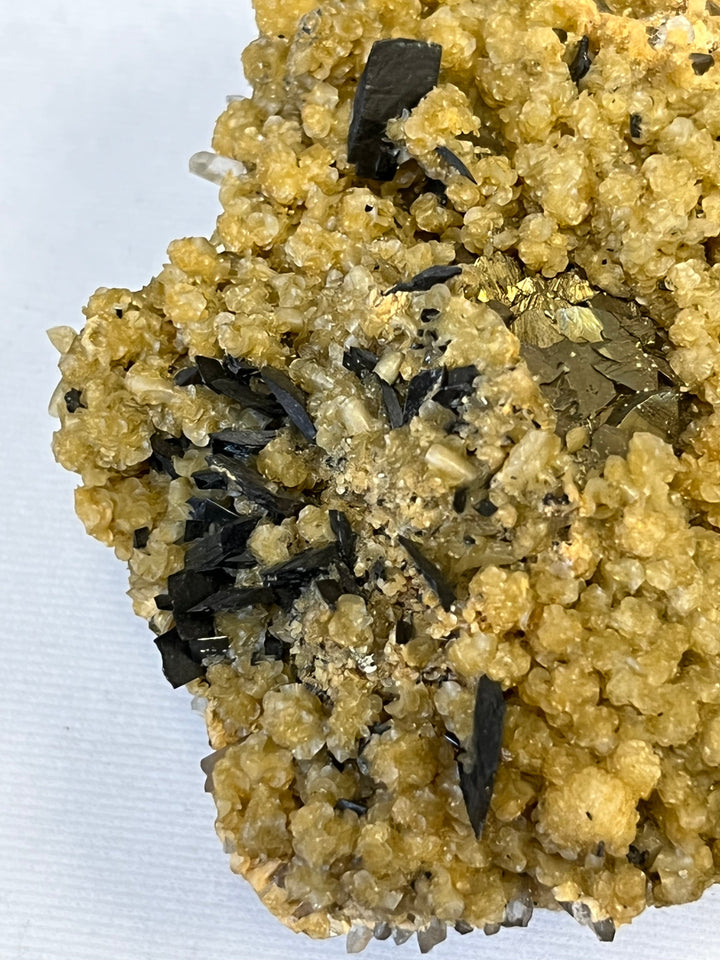 Ferberite quartz, chalcopyrite Romania DB61