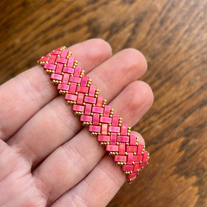 V4 matte red bracelet