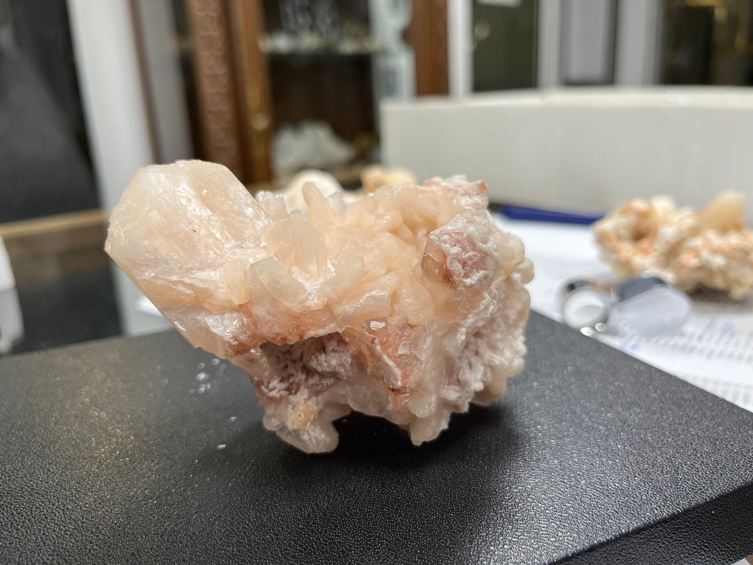 Apophyllite hématite stilbite Inde DW144