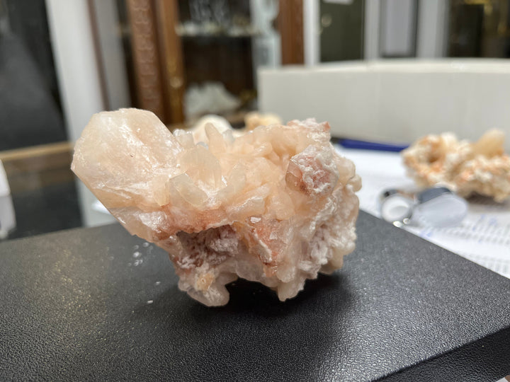 Apophyllite hématite stilbite Inde DW144