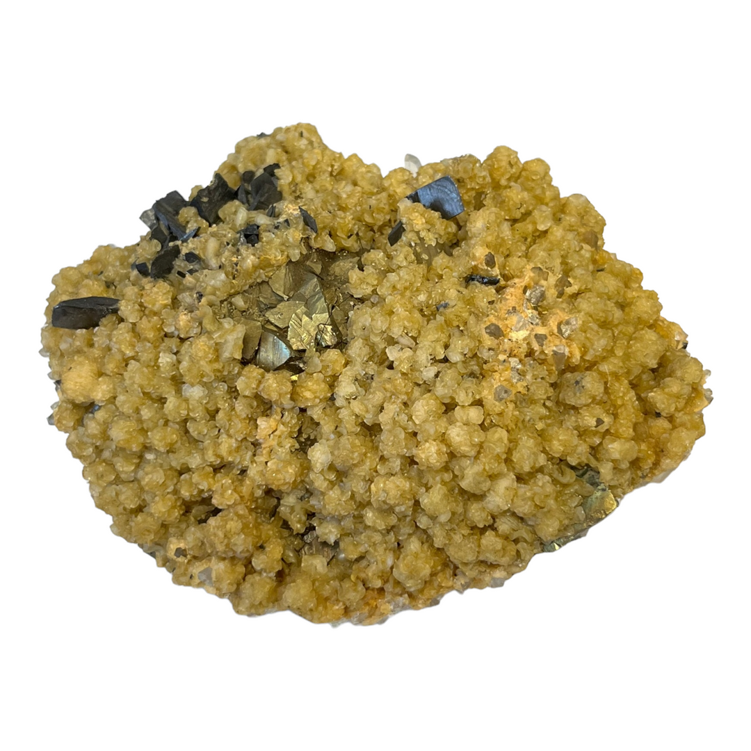 Ferberite quartz, chalcopyrite Romania DB61