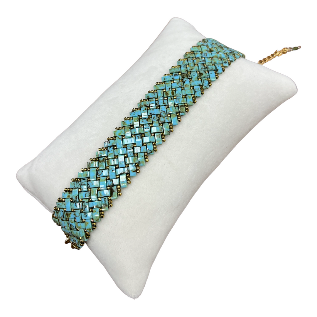 V6 Picasso turquoise bracelet