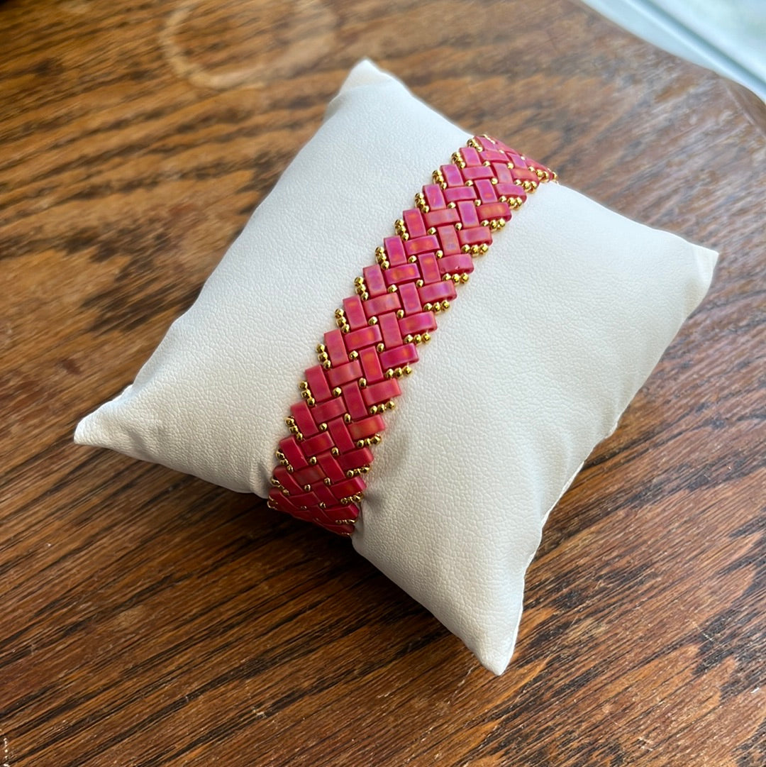 V4 matte red bracelet