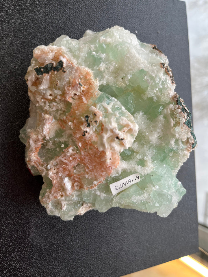 Fluorapophyllite Scolecite heulandite India M18W73
