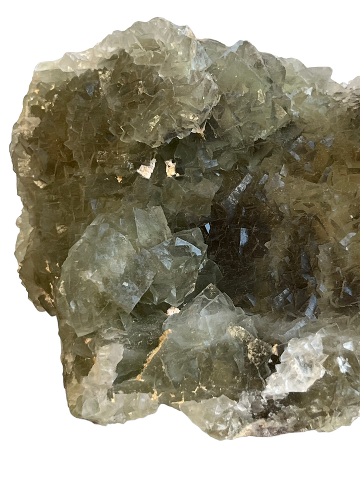 Fluorite verte zonée Hunan Chine DA195