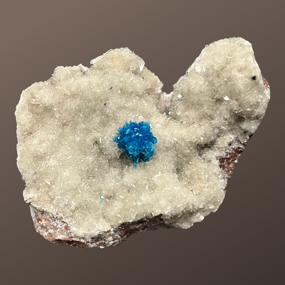 Pentagonite sur stilbite Inde DW20