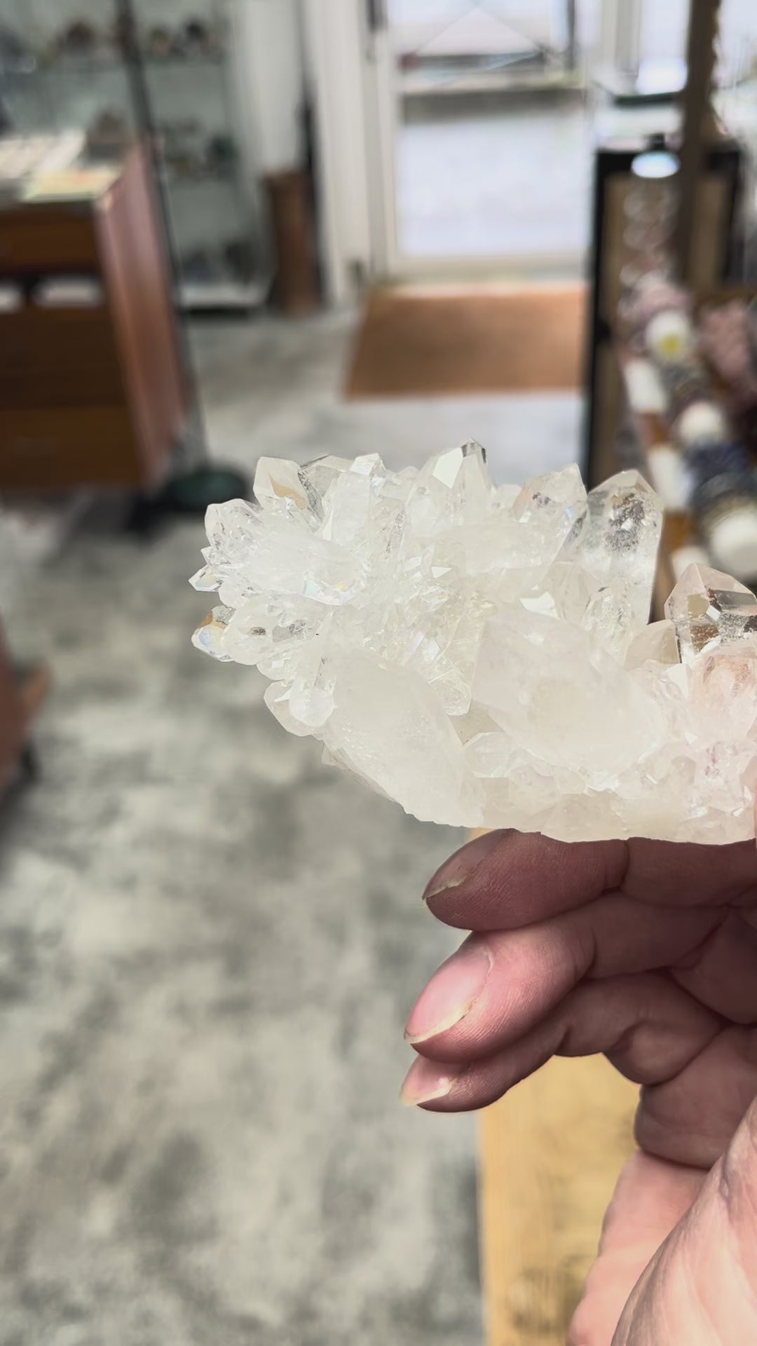 Bergkristalldruse, Brasilien M18W128